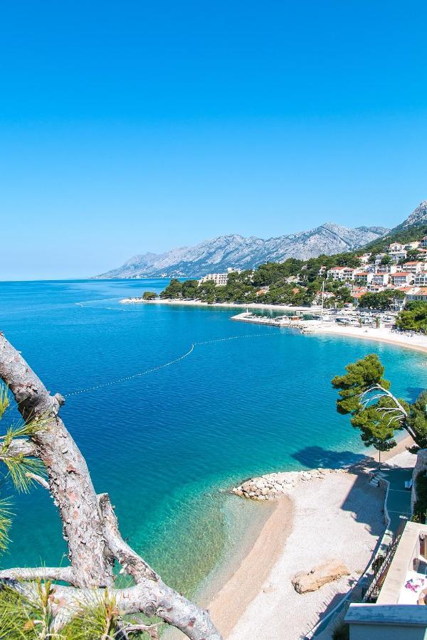 Apartments by the sea Brela, Makarska - 16950 Exteriör bild